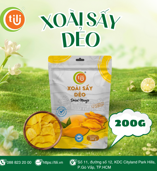Xoài sấy dẻo TILI
