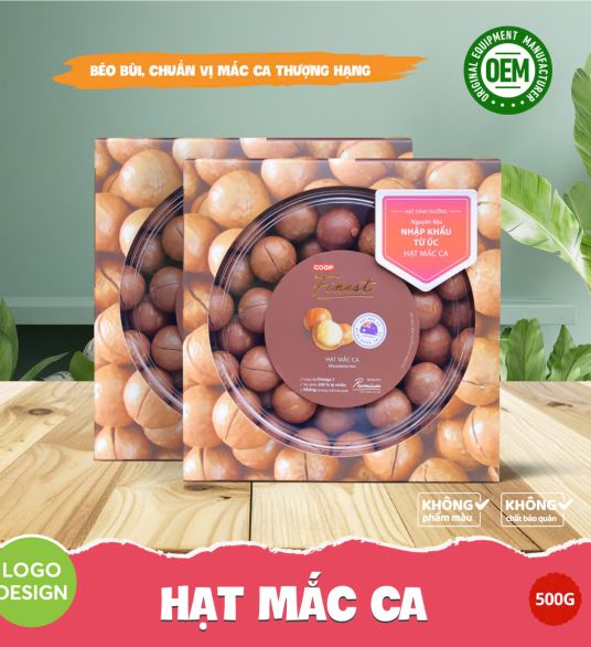 Hạt Mắc Ca (Hộp 500g)