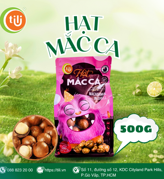 Hạt Mắc Ca TiLi 500gr