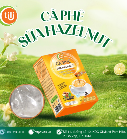 Cà phê hoà tan vị sữa hazelnut 