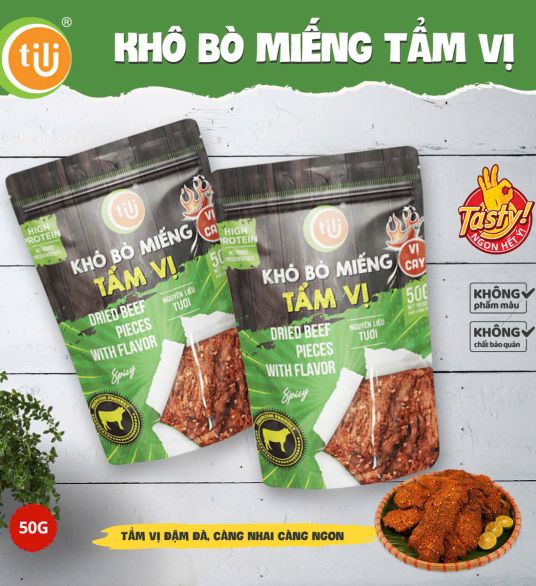 KHÔ BÒ MIẾNG TẨM VỊ