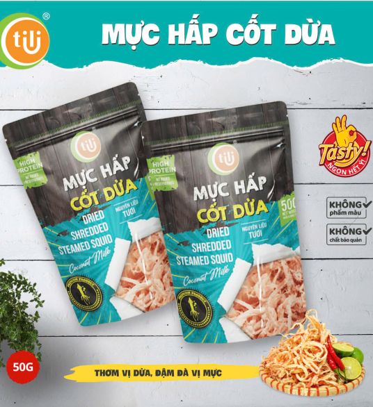 MỰC HẤP CỐT DỪA