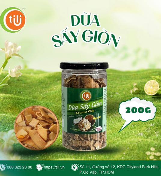 Dừa sấy giòn TILI