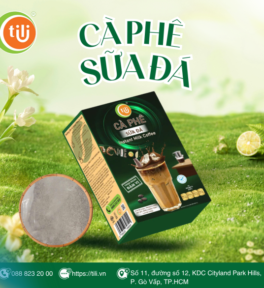 Cà phê hoà tan vị sữa đá