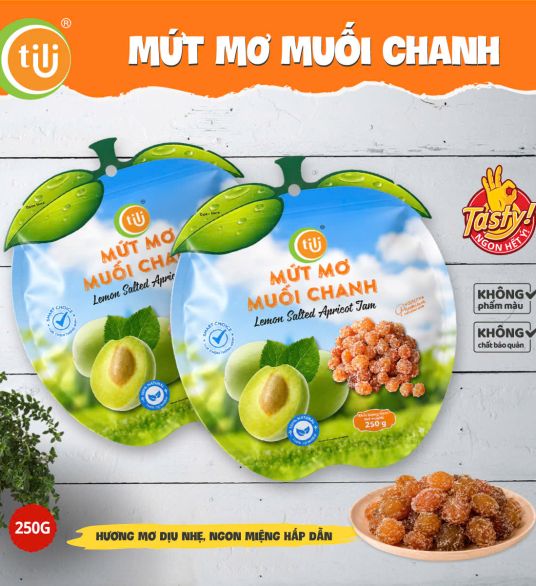 MỨT MƠ MUỐI CHANH