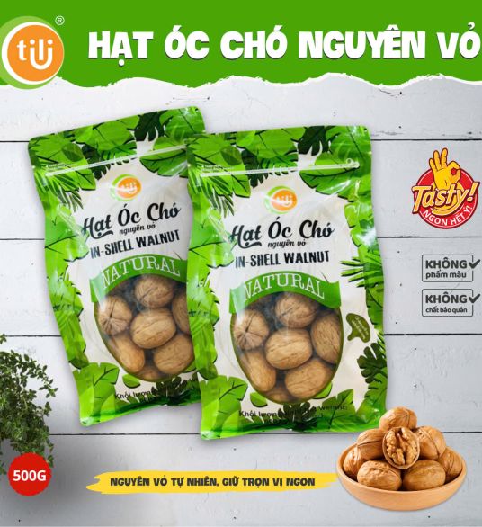 HẠT ÓC CHÓ NGUYEN VỎ