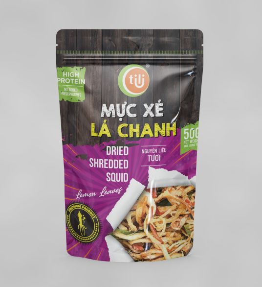 Mực xé lá chanh 50gr