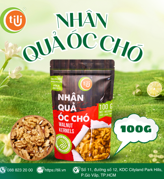 Nhân quả Óc Chó TILI 100g
