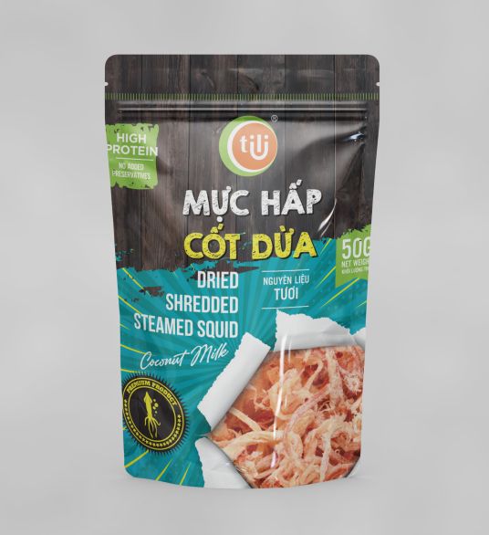 Mực hấp cốt dừa 50gr