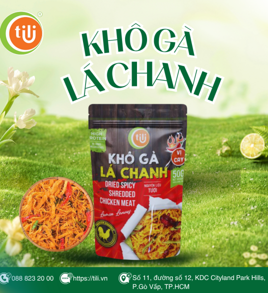 Khô gà lá chanh 50gr 