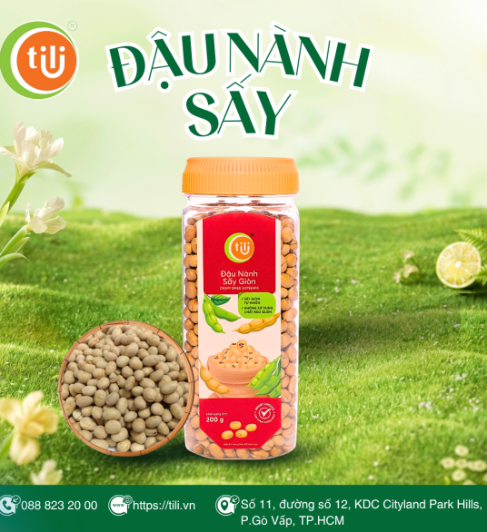 Đậu nành sấy giòn 200gr