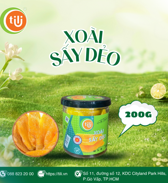 Xoài sấy dẻo TILI 