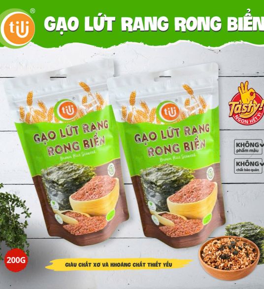 Gạo Lứt Rang Rong Biển